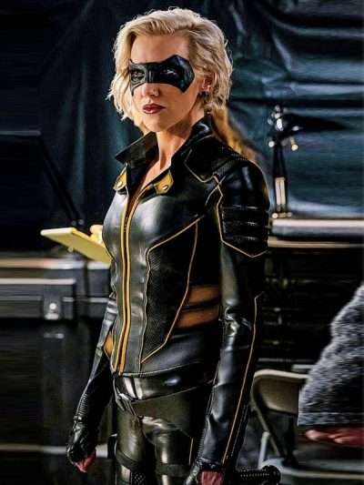Arrow Black Canary Black Leather Jacket