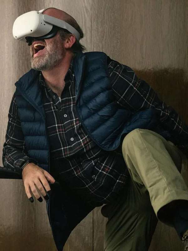 Tom Segura Bad Thoughts S01 Blue Puffer Vest