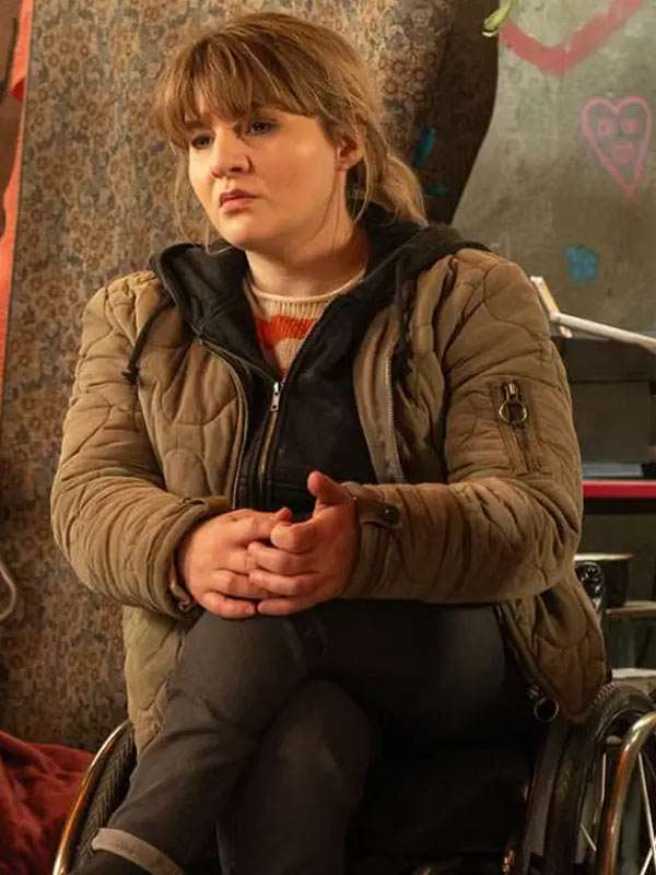 Doctor Who S02 Ruth Madeley Green Quilted Jacket