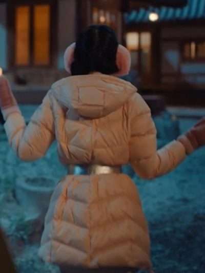 XO Kitty S02 Han Bi Ryu Puffer Coat