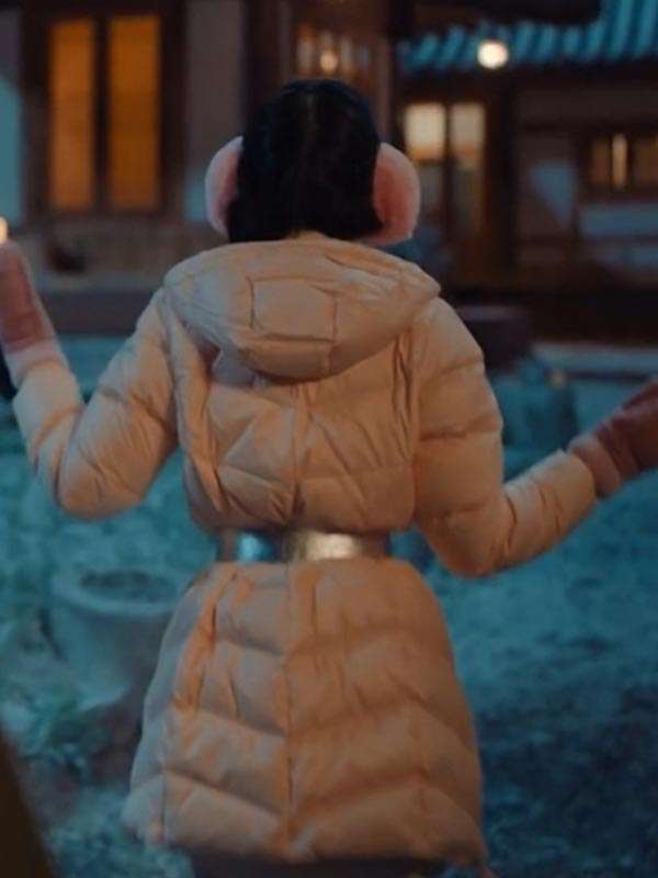 XO Kitty S02 Han Bi Ryu Puffer Coat
