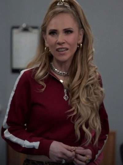 Keeley Jones Ted Lasso S02 Red Cropped Jacket