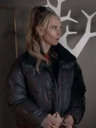 Ted Lasso Keeley Jones Black Puffer Jacket