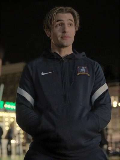 Ted Lasso Season 3 Jamie Tartt Black Hooded Track Jacket