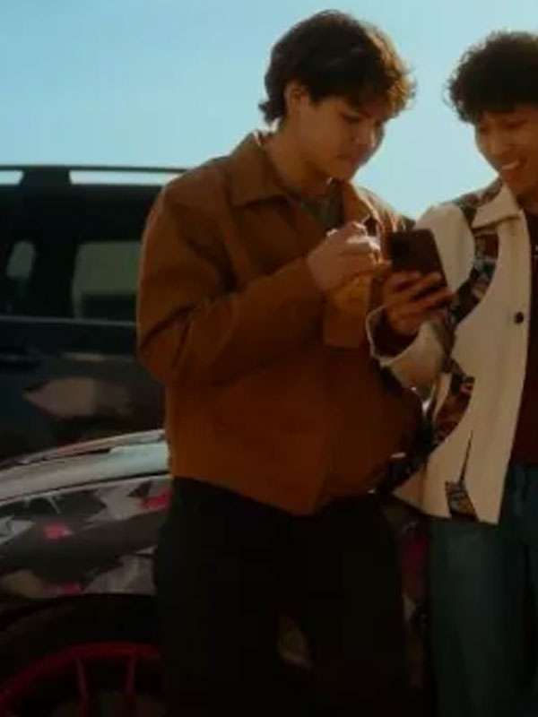 The Cleaning Lady Chris De La Rosa Brown Cotton Jacket