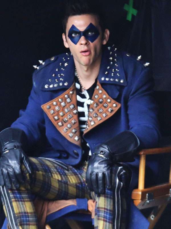 Get The Flash S04 Axel Walker Blue Wool Coat