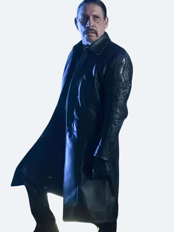 The Flash Season 04 Breacher Leather Trench Coat