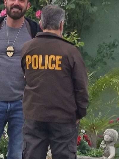 Matt Damon The RIP Brown Police Jacket
