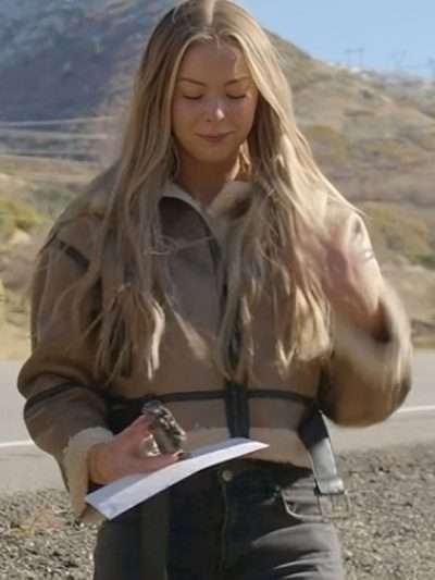 Mayci Neeley The Shop Secret Lives of Mormon Wives Brown Leather Jacket