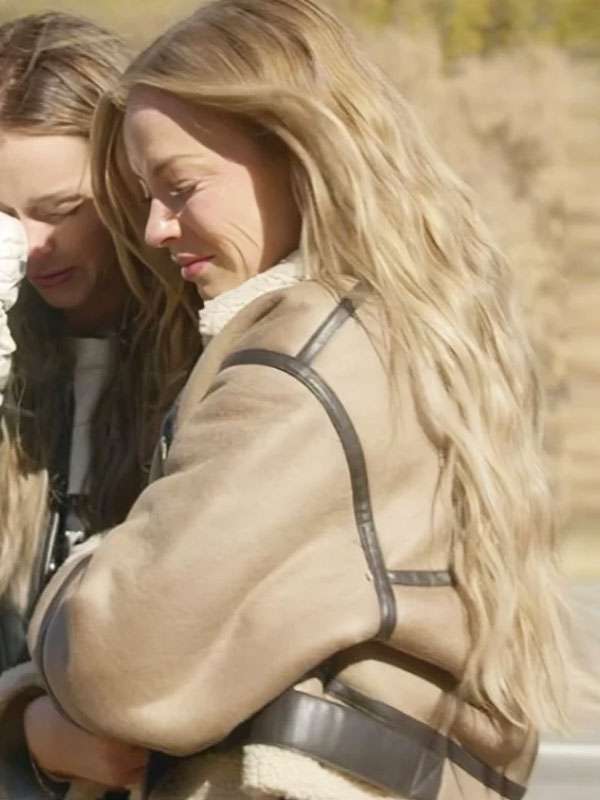 The Secret Lives of Mormon Wives S02 Get Mayci Neeley Shearling Brown Leather Jacket
