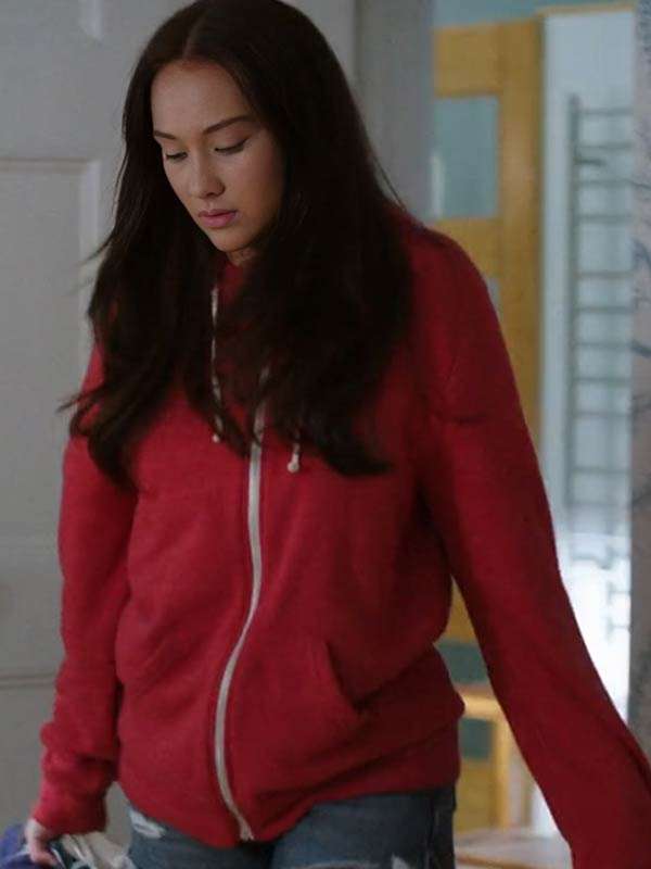 The Summer I Turned Pretty S02 Lola Tung Red Hoodie