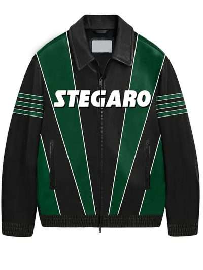 Los Angeles Eagle Leather Bomber Jacket