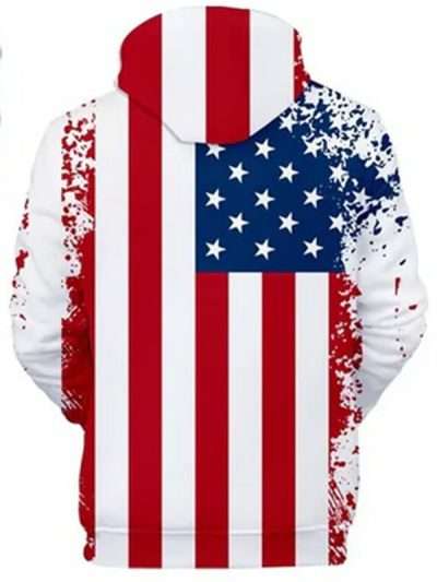 Buy Patriotic USA Flag Hoodie
