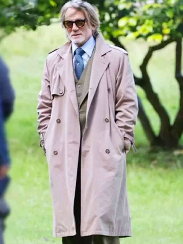 Shop Wake Up Dead Man 2025 Daniel Craig Trench Coat