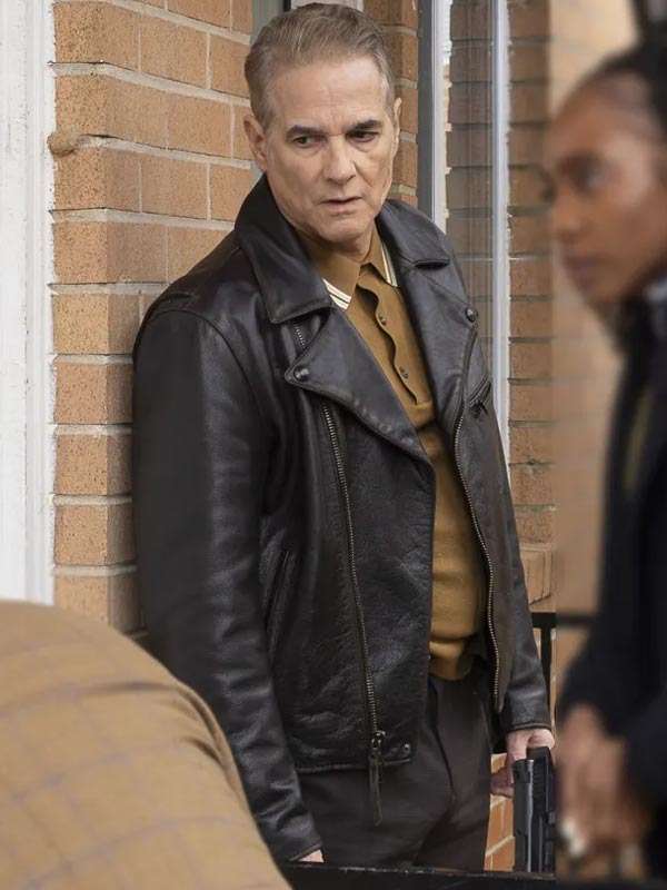 Yul Vazquez Will Trent S03 Black Leather Jacket