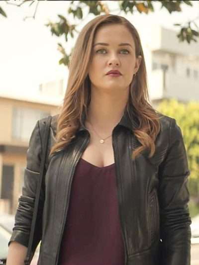 Candace Stone You S02 Black Leather Jacket