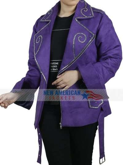 Selena Quintanilla Purple Suede Jacket