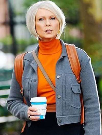 Shop Cynthia Nixon And Just Like That Grey Jacket