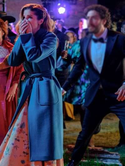 Anna Kendrick Another Simple Favor 2025 Teal Coat