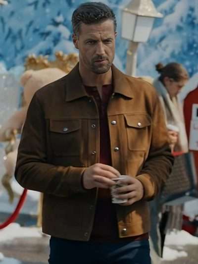 A Novel Noel Brendan Penny Brown Suede Leather Jacket