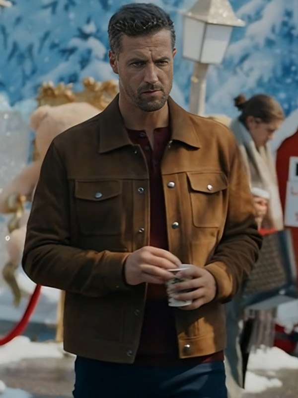 A Novel Noel Brendan Penny Brown Suede Leather Jacket