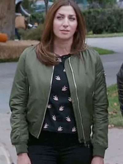 Chelsea Peretti Brooklyn Nine-Nine Green Bomber Jacket