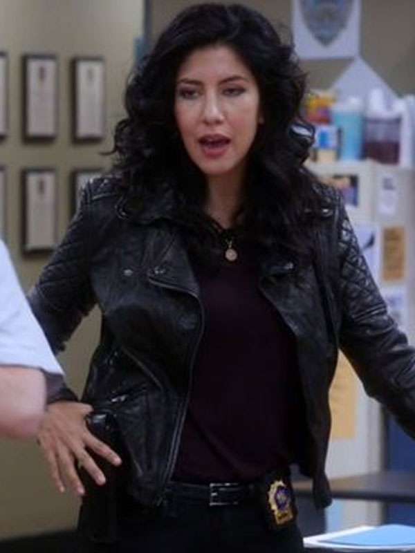 Rosa Diaz Brooklyn Nine-Nine Black Leather Jacket