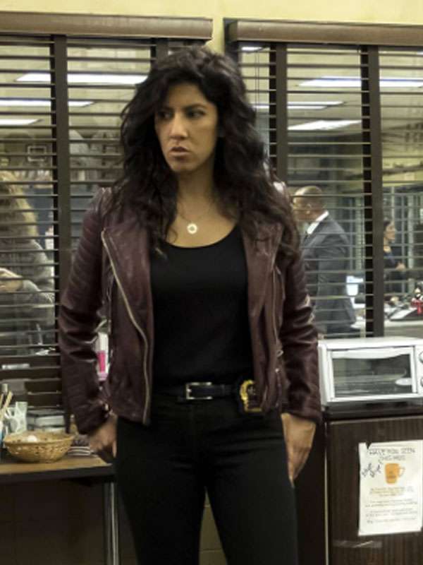 Brooklyn Nine-Nine S04 Rosa Diaz Maroon Jacket