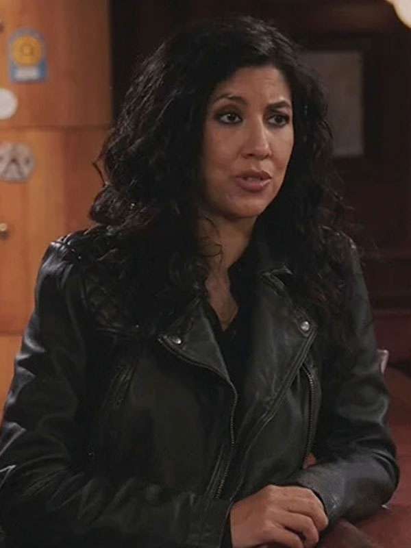 Brooklyn Nine-Nine S04 Rosa Diaz Black Quilted Jacket