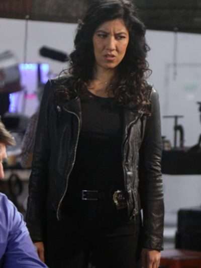 Stephanie Beatriz Brooklyn Nine-Nine Black Leather Jacket
