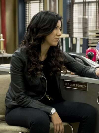Stephanie Beatriz Brooklyn Nine-Nine Black Leather Jacket