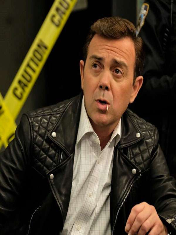 Brooklyn Nine-Nine S07 Charles Boyle Black Quilted Jacket