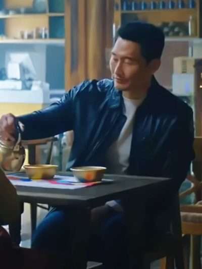Butterfly 2025 Daniel Dae Kim Black Leather Jacket