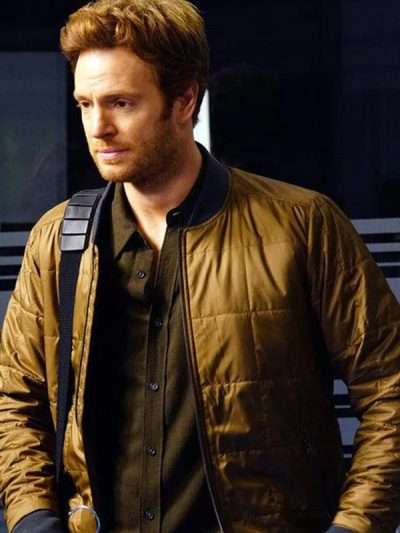 Chicago Med Nick Gehlfuss Brown Bomber Jacket