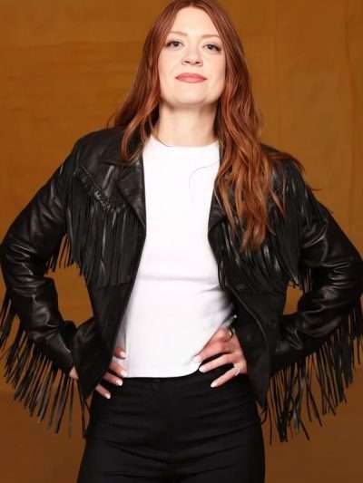 The Surrender 2025 Colby Minifie Black Fringe Jacket