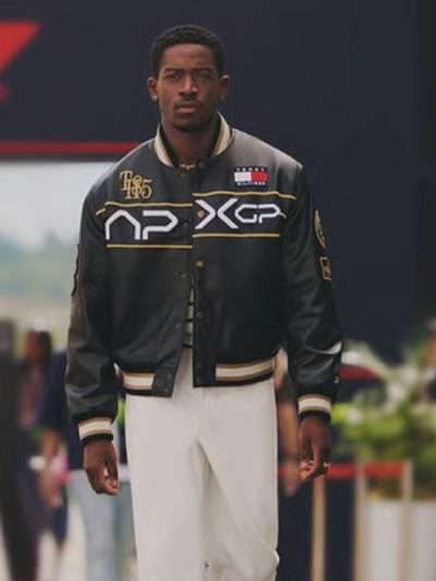 F1 Movie Damson Idris Racing Varsity Jacket