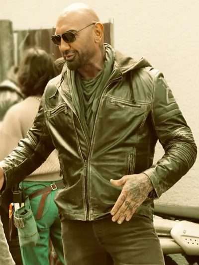 Movie Afterburn Jake Black Leather Jacket