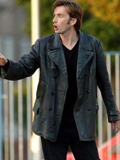 Doctor Who David Tennant Leather Peacoat