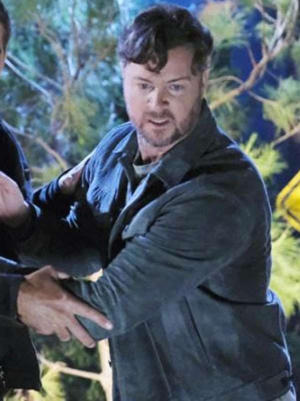 Days of Our Lives Daniel Feuerriegel Grey Suede Leather Jacket