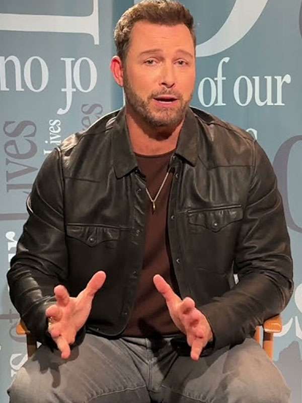 Days of Our Lives S01 Eric Martsolf Black Leather Jacket