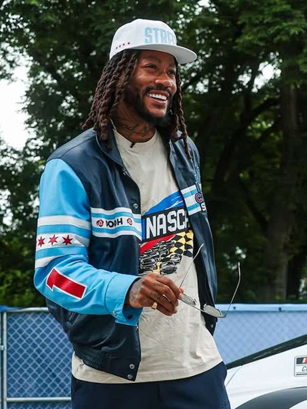 Derrick Rose NASCAR Grant Park 165 Chicago Street Course Jacket