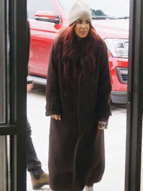 Chelsea DeBoer Down Home Fab Brown Wool Coat