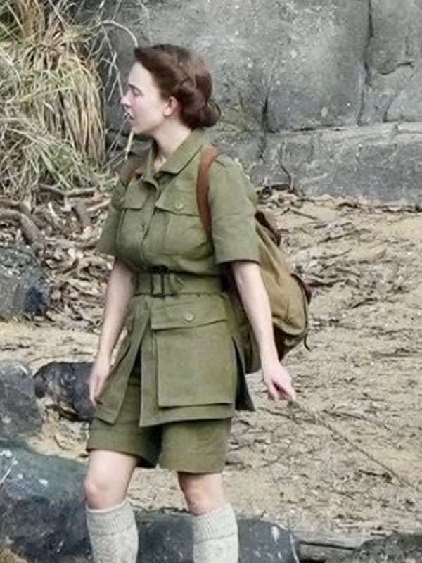 Get Eden 2025 Sydney Sweeney Green Cotton Jacket