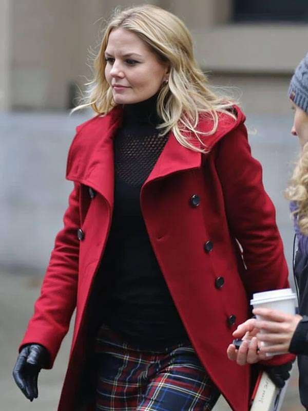 Once Upon a Time Emma Swan Red Wool Coat