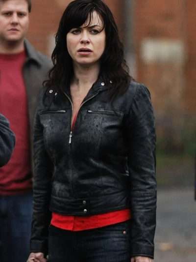 Torchwood Eve Myles Black Leather Jacket
