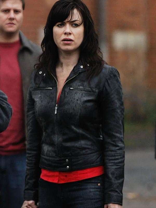 Torchwood Eve Myles Black Leather Jacket