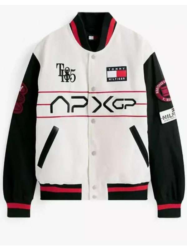 F1 Movie 2025 Damson Idris x APXGP Racing Varsity Jacket