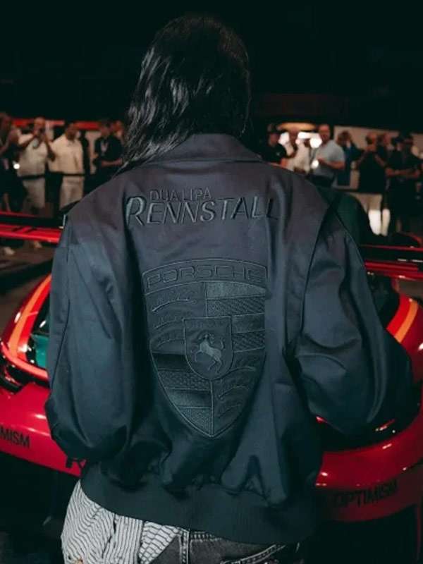 F1 Grand Prix Monaco Dua Lipa Black Bomber Jacket