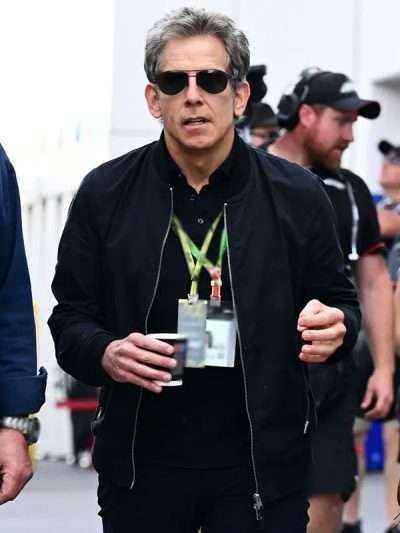 F1 Grand Prix of Canada 2025 Ben Stiller Black Bomber Jacket
