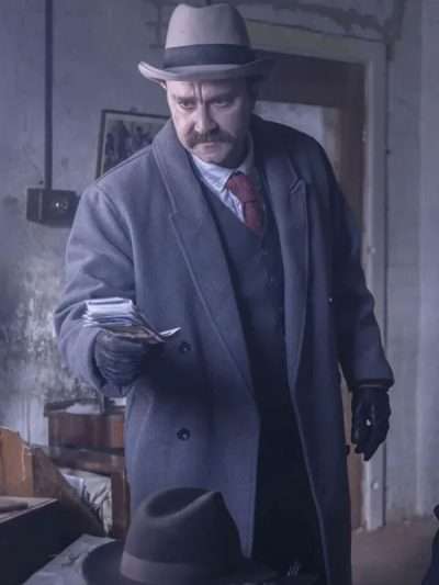 Josh McConville Fear Below 2025 Wool Coat